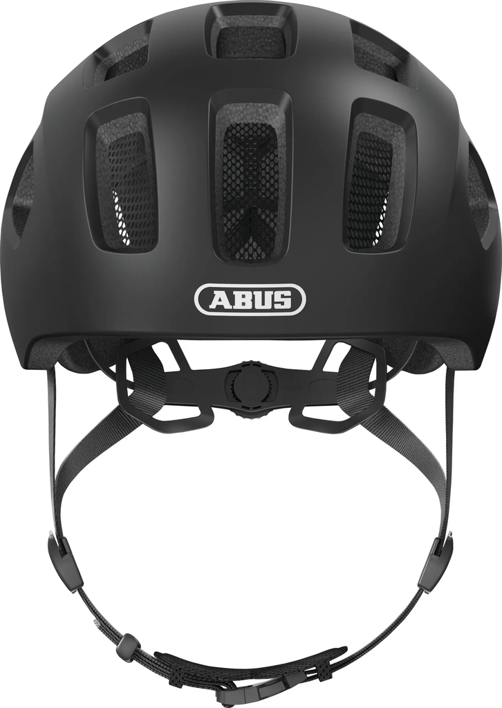ABUS Youn-I 2.0 Kids Leisure Helmet in Velvet Black rear view stock photo.webp