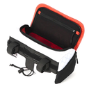 Brompton handlebar bag white rear open view.webp
