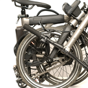 Brompton carry case - black - on Brompton T Line Electric.webp