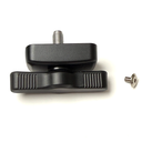 Brompton Anti Rotation Hinge Clamp | Wide | Composite | P Line - assembly and fixing screw - showing composite handle.webp