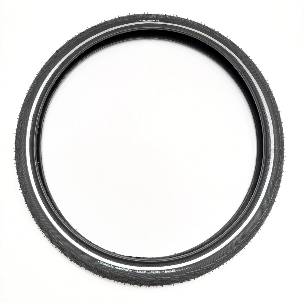 Brompton Schwalbe 16 inch Marathon Racer tyre.webp