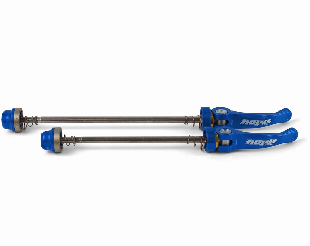 [QRRSBP] Hope Road 130mm Quick Release Skewer Pair - Blue