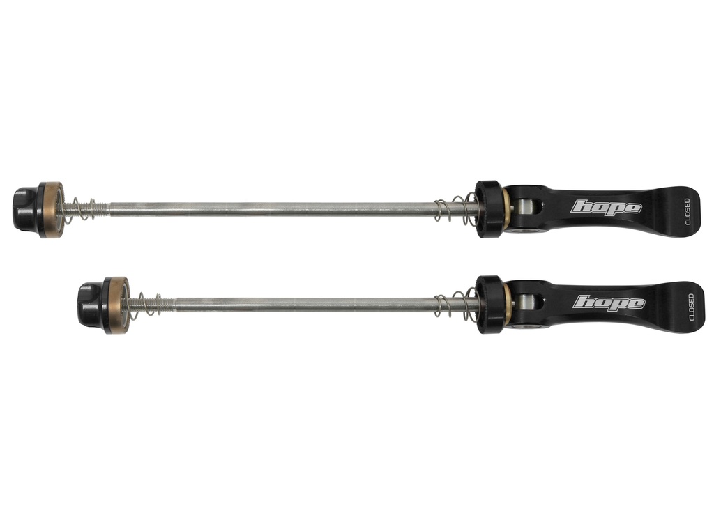 [QREFSNP] Hope Road 130mm Quick Release Skewer Pair - Black