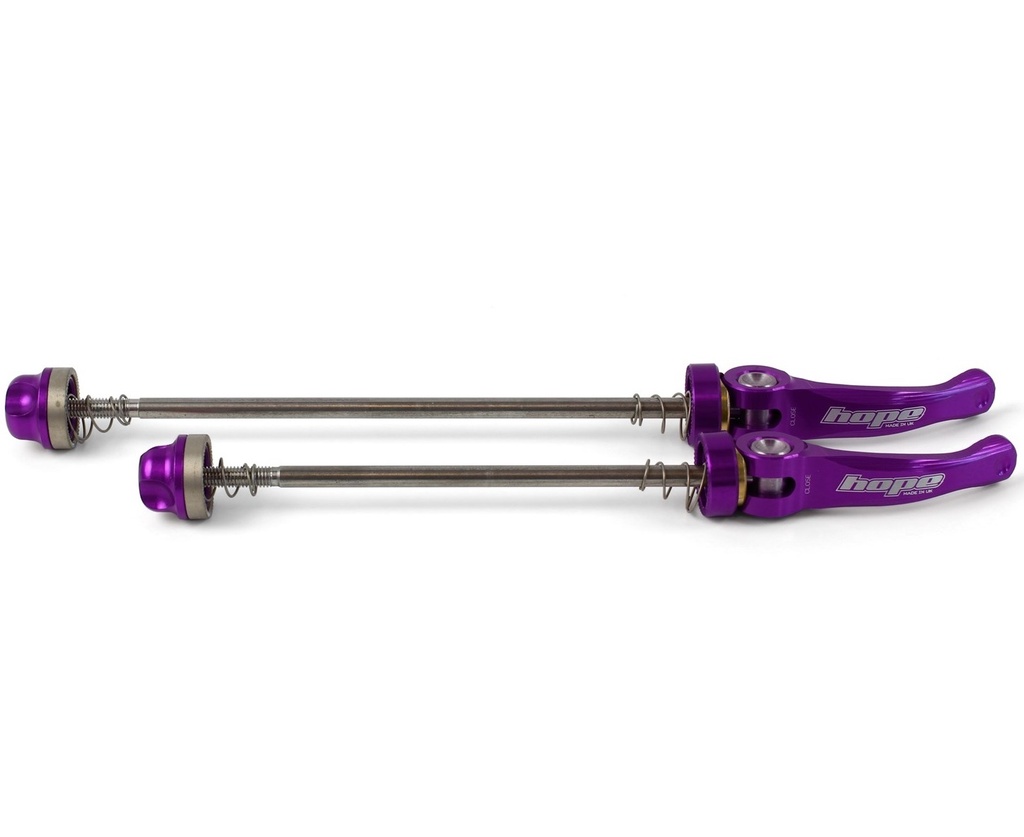 Hope Road 130mm Quick Release Skewer Pair - Purple