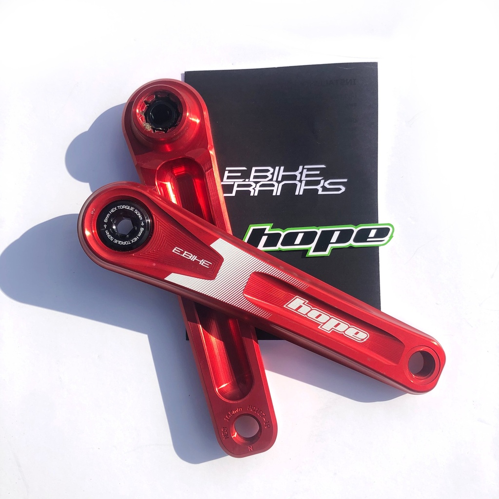 [HCEBS65R] Hope RED 165mm E-Bike Cranks - Specialized Offset