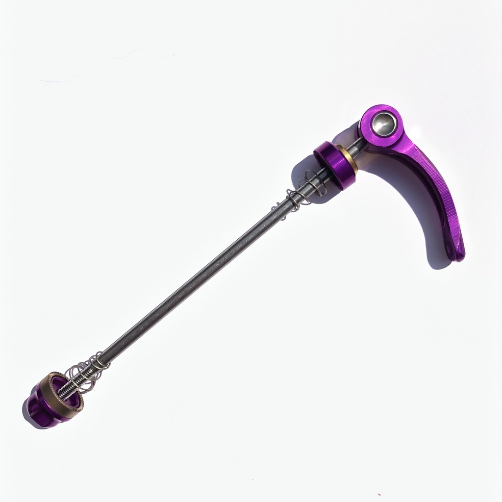 [QRRSPUR] Hope Road 130mm Quick Release Rear Skewer - Purple