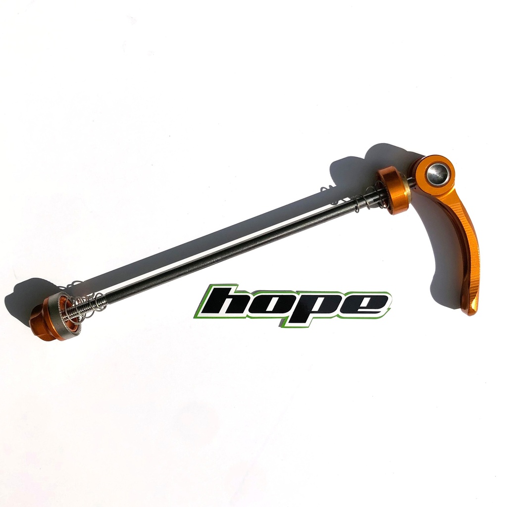 [QRRSCR] Hope Road 130mm Quick Release Rear Skewer - Orange