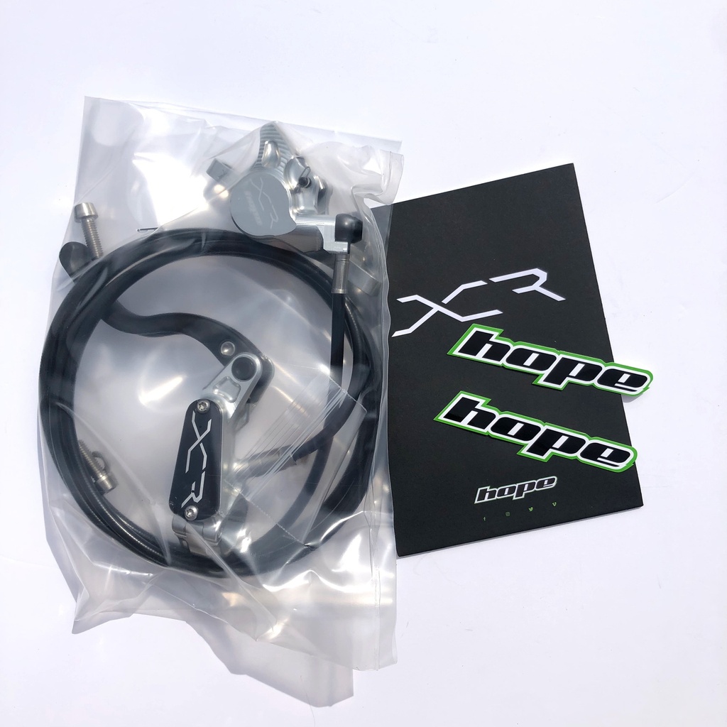 Hope XCR PRO X2 - UK fitting (Rear L/H) -  Silver