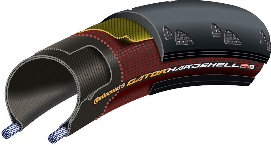 [0100640] Continental Gator Hardshell 700c x 32 DuraSkin folding tyre