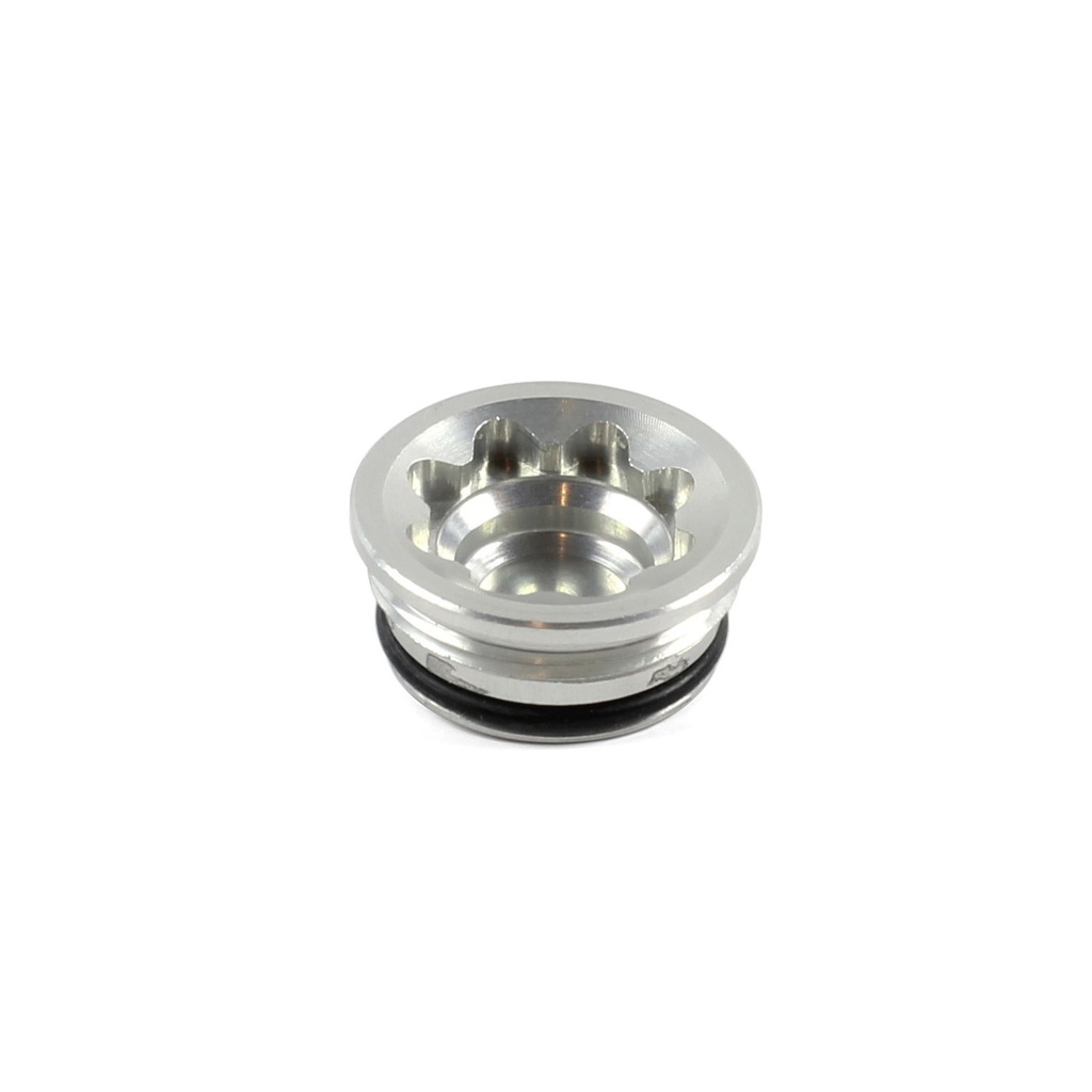 Hope V4 Large Bore Cap - Silver