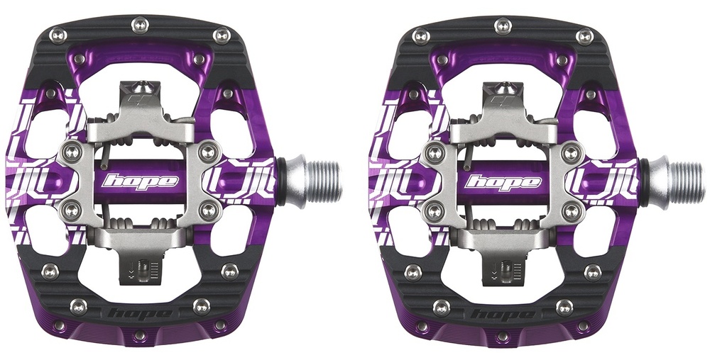 Hope Union Gravity Pedals - Pair - Purple