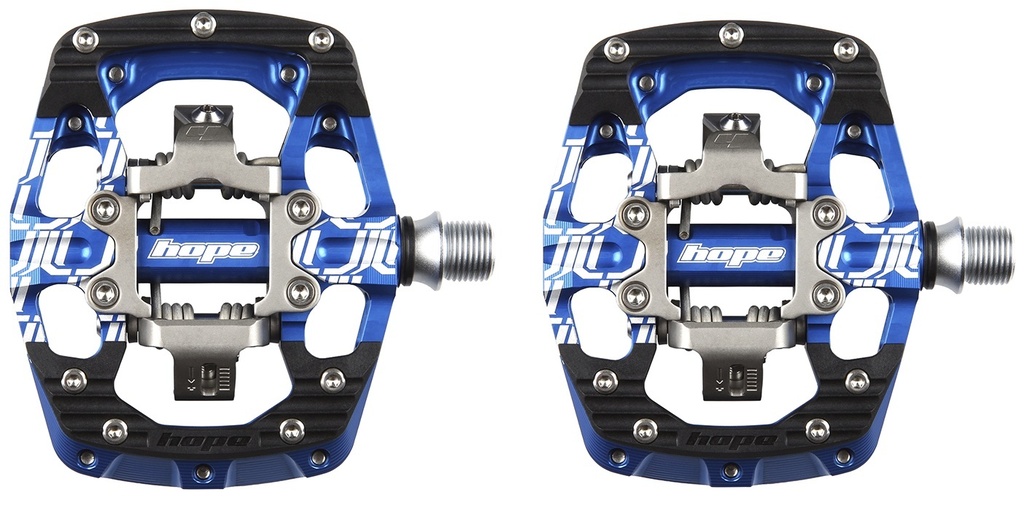 Hope Union Gravity Pedals - Pair - Blue