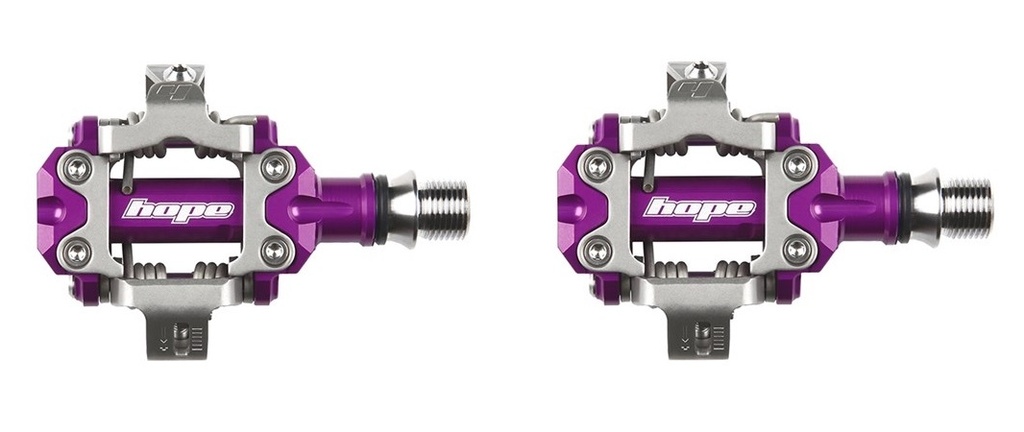 Hope Union Race Pedals - Pair - Purple