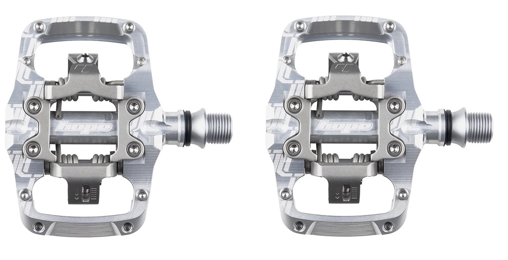 Hope Union Trail Pedals - Pair - Silver