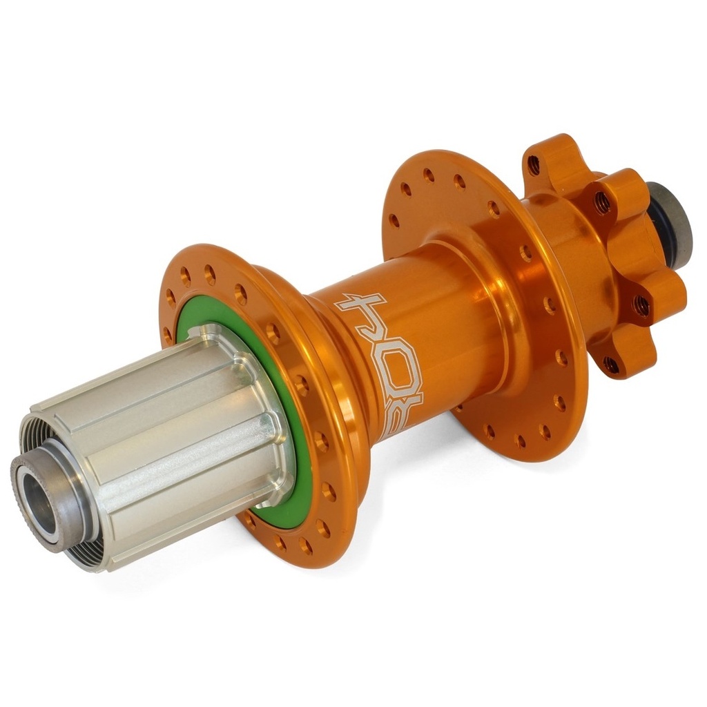 Hope Pro 4 Rear hub 32H 150mm 12mm - Orange - Shimano All freehub