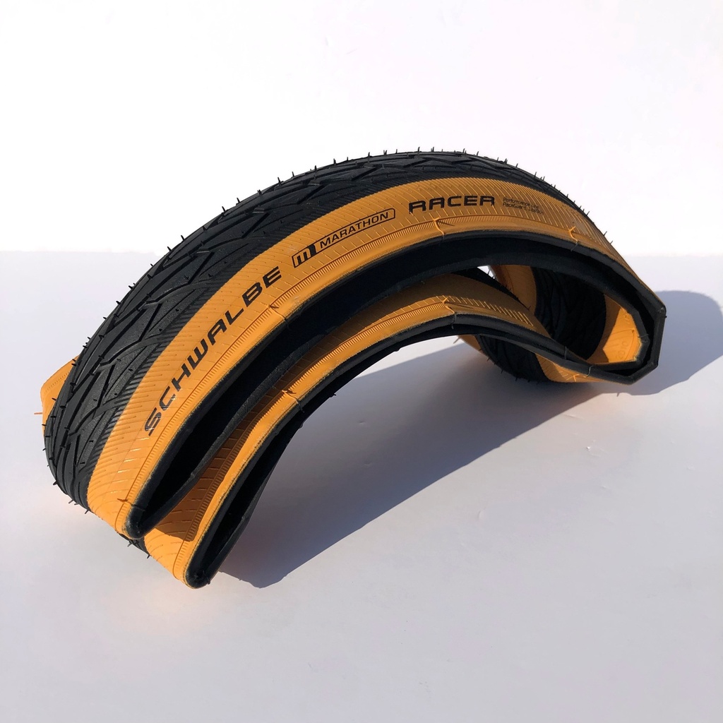[Q102598] Brompton Schwalbe Marathon Racer Tan Wall Tyre