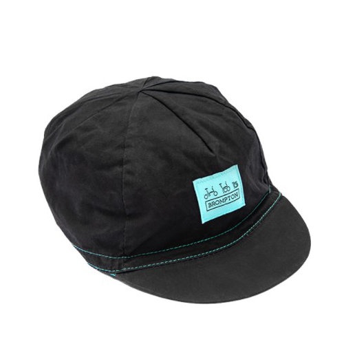 [QLCCAP-BK-TG] Brompton Logo Collection Cap - Black/Turkish Green