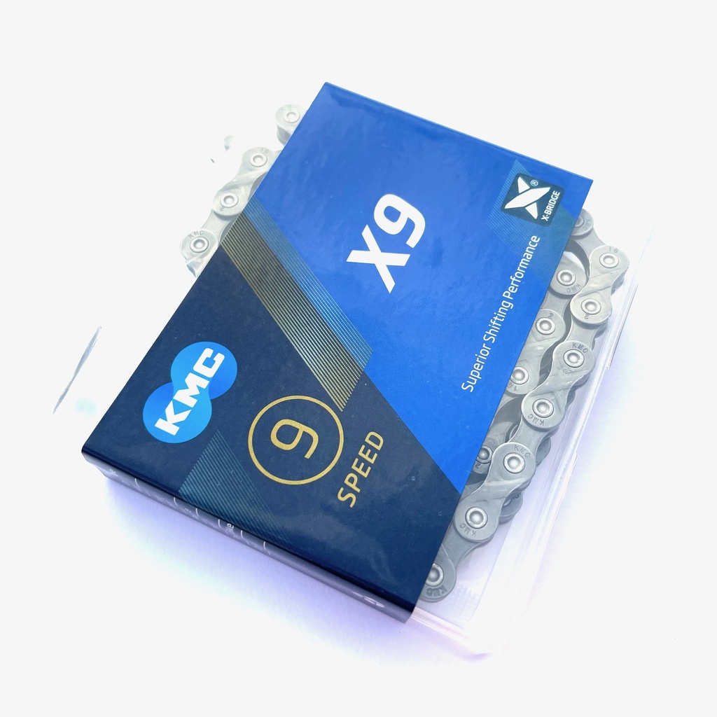 [BX09GG114] KMC 9-speed X9 Chain - 114 links