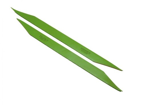 [BLGR A07229] Brooks slender grips - Apple Green leather and cork replacement tape