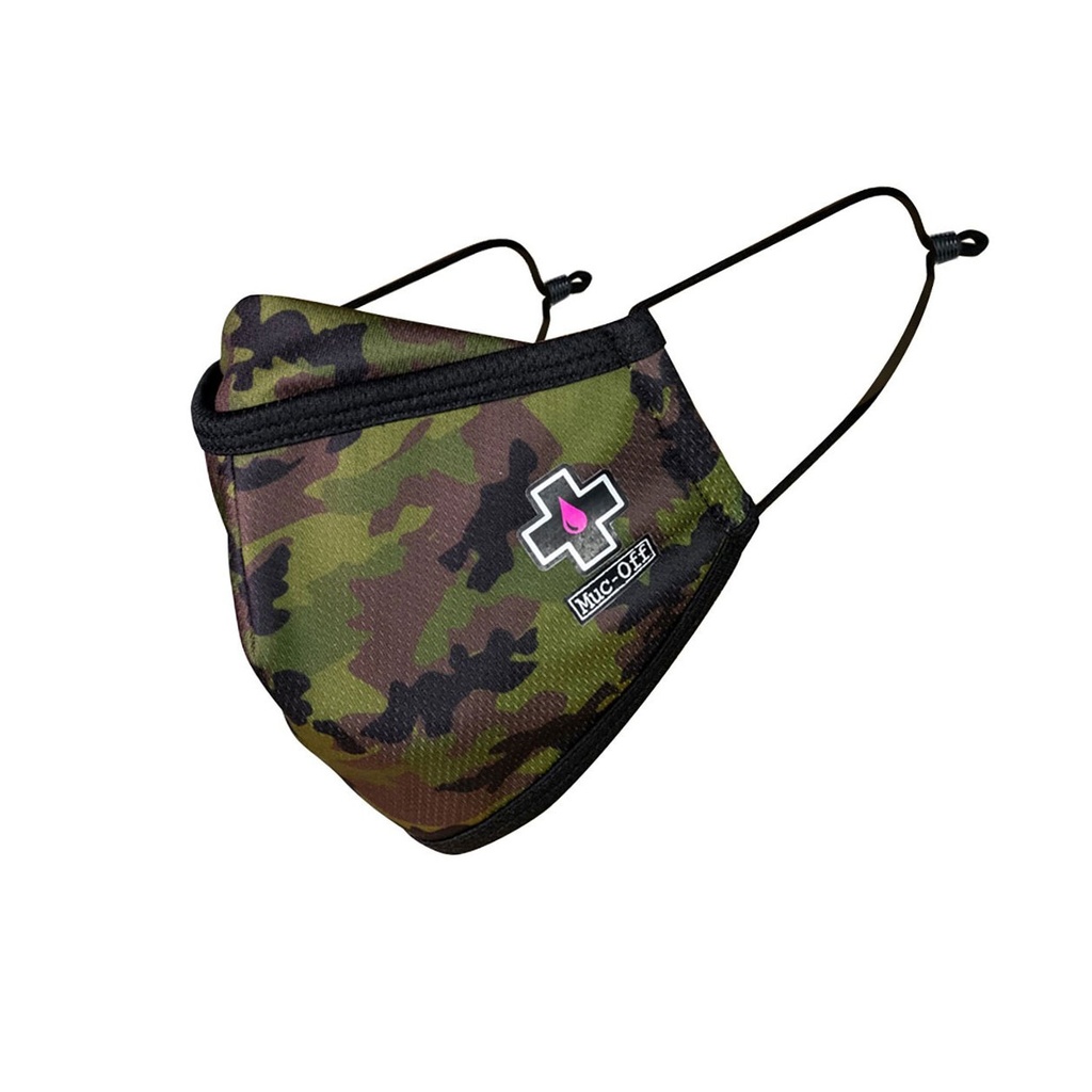 [20273] Muc-Off Reusable Face Mask - Green Camo - Large