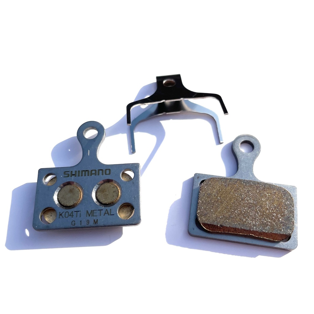 [K04Ti] Shimano K04Ti sintered disc brake pads, titanium backed