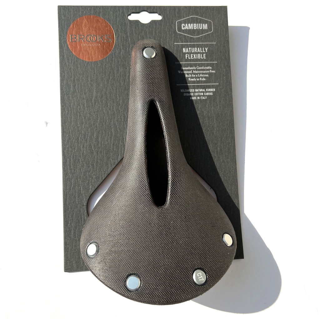 [C211C A06002] Brooks C17 Black All-Weather Cambium Saddle - Carved