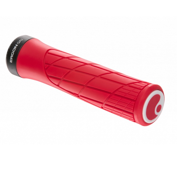 [424 111 90] Ergon GA2 Handlebar Grips - Risky Red