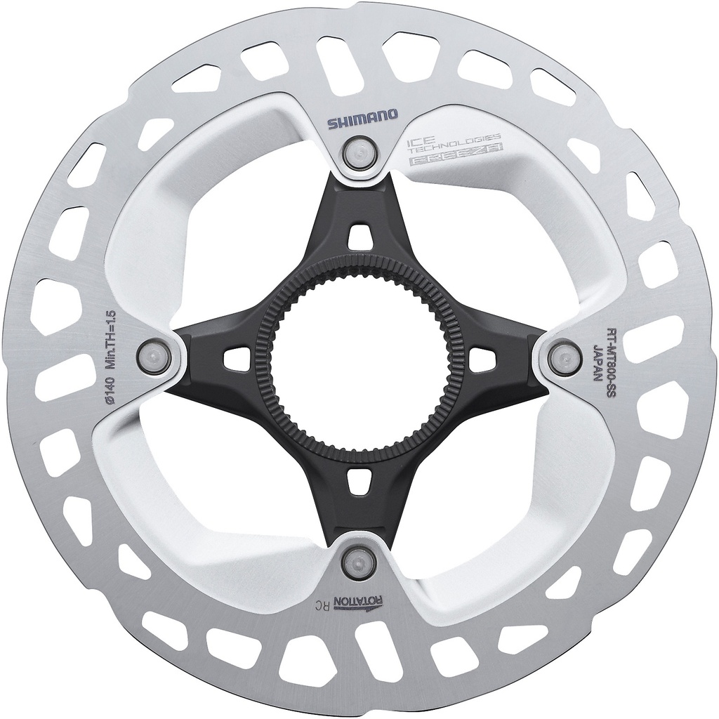[RTMT800SSI] Shimano RT-MT800 140mm disc rotor with internal lockring, Ice Tech FREEZA