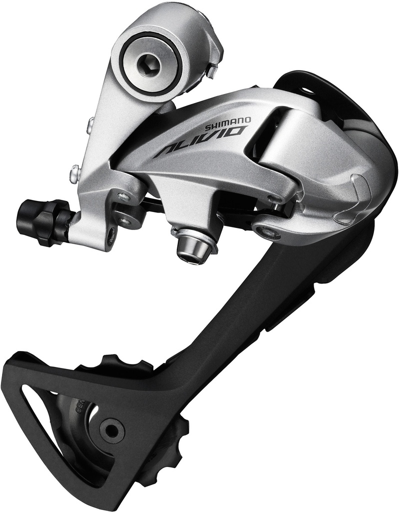 Shimano RD-T4000 Alivio 9-speed rear derailleur, SGS, top normal, silver