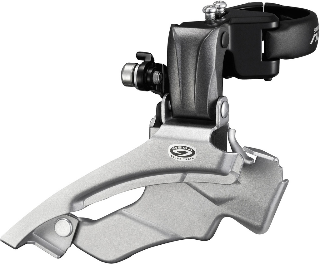 [FDM371X6] Shimano FD-M371 Altus 9-speed front derailleur, conventional swing, dual-pull