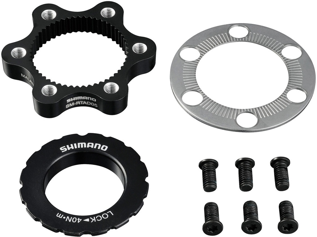 [SMRTAD05] Shimano SM-RTAD05 6-bolt rotor to Centre-Lock hub disc adapter