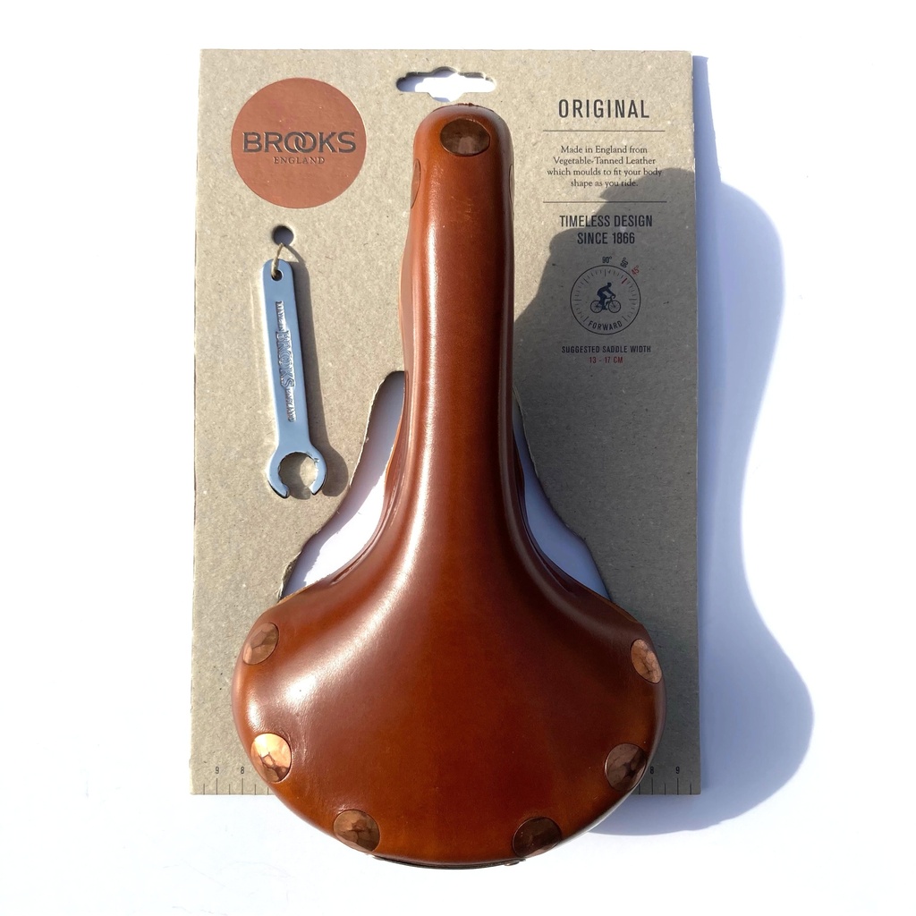 Brooks Team Pro Saddle - Honey - Ex Display