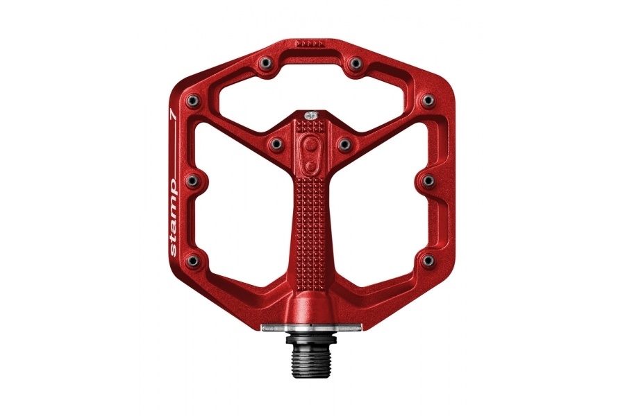 crankbrothers Stamp 7 flat MTB pedal - Red - Small