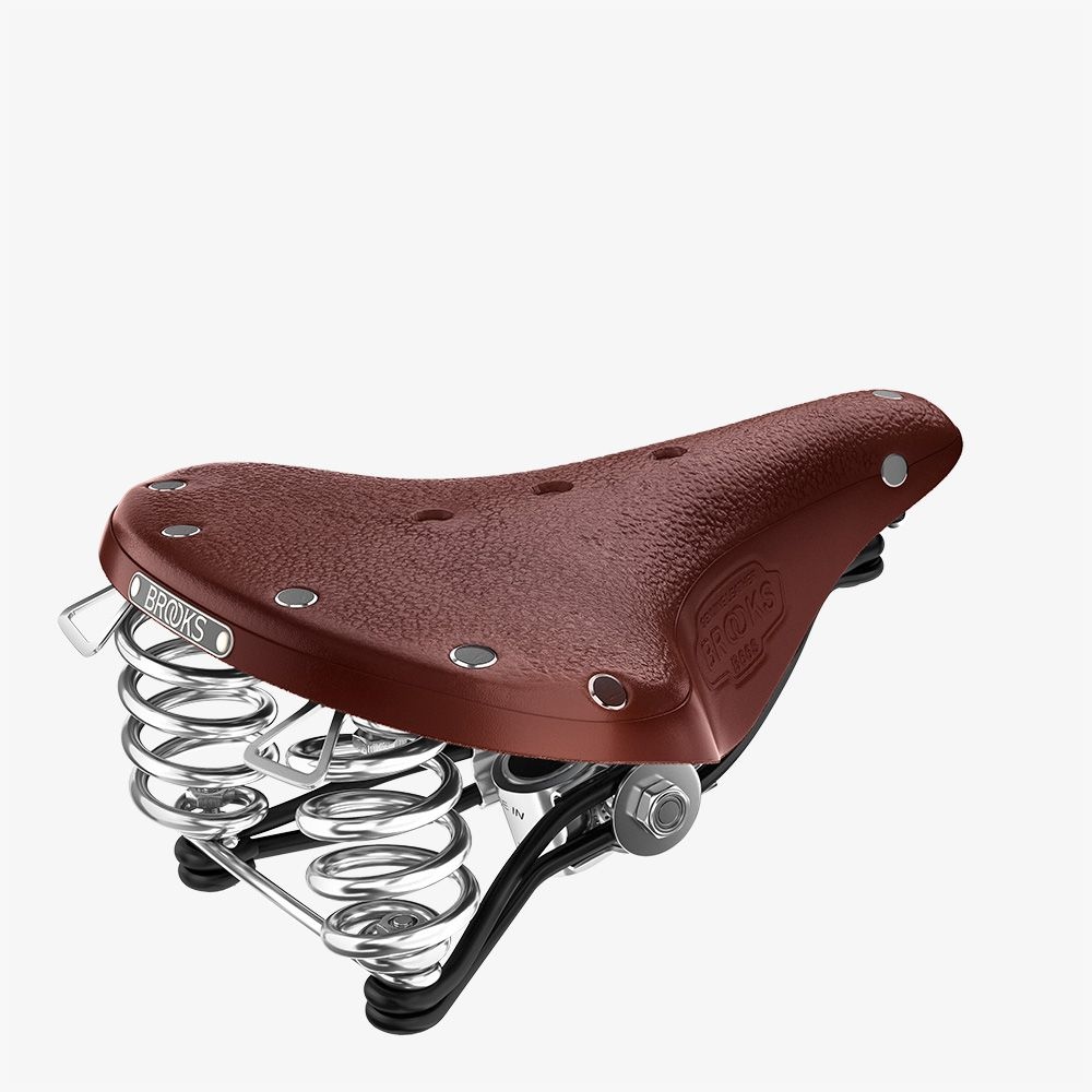 Brooks B66 Short Men's Saddle - Brown