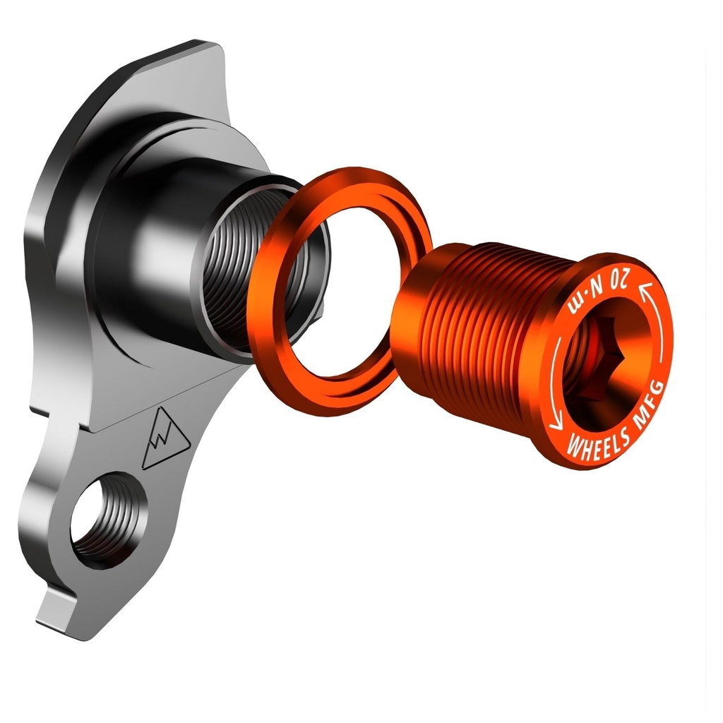[WMD404-03] Wheels Manufacturing SRAM UDH compatible derailleur hanger - Orange
