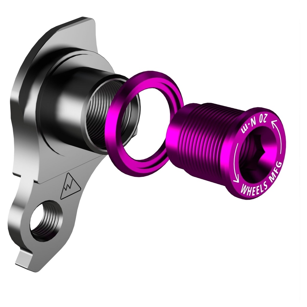 [WMD404-7] Wheels Manufacturing SRAM UDH compatible derailleur hanger - Purple