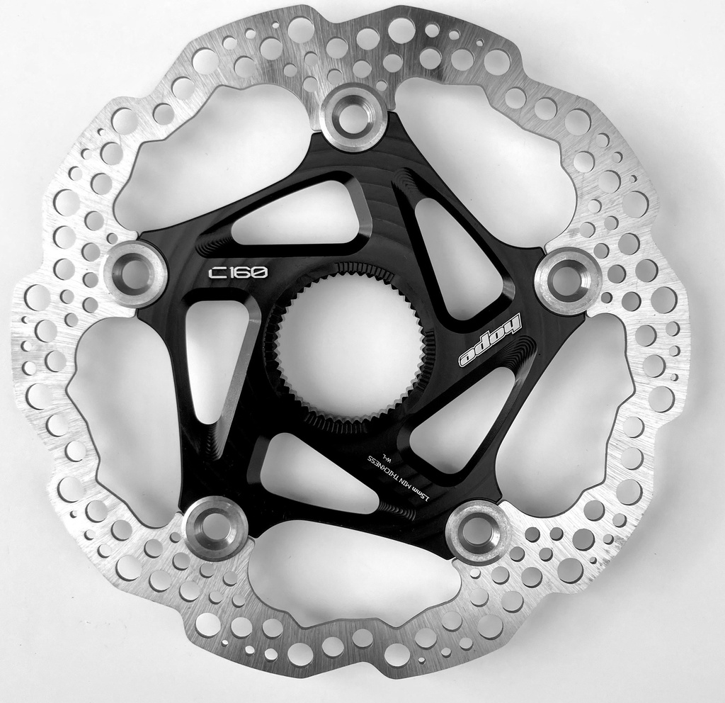 [HBSP435160CLN] Hope MTB centrelock floating disc - 160mm - black