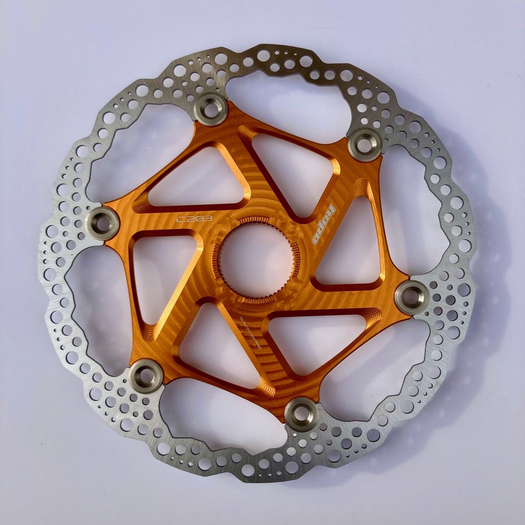[HBSP435203CLC] Hope MTB centrelock floating disc - 203mm - orange