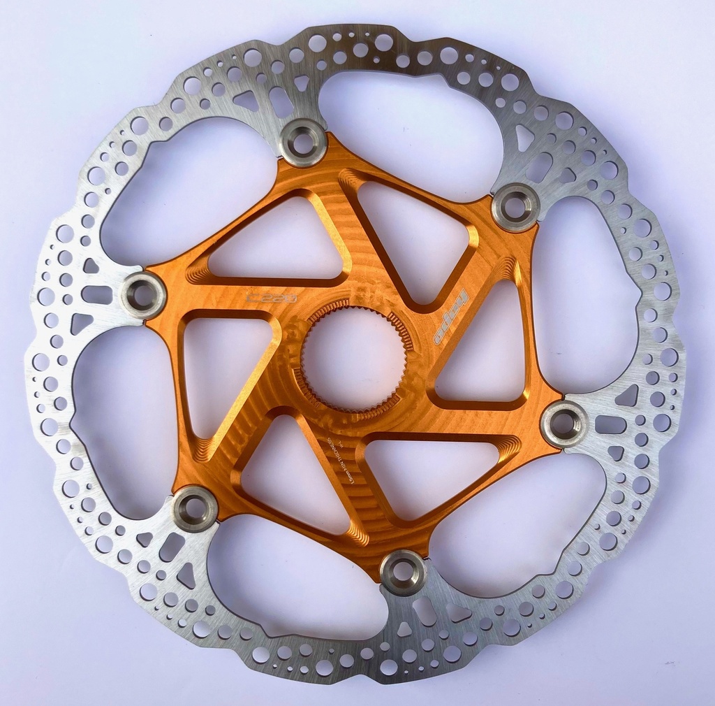 [HBSP435220CLC] Hope MTB centrelock floating disc - 220mm - orange