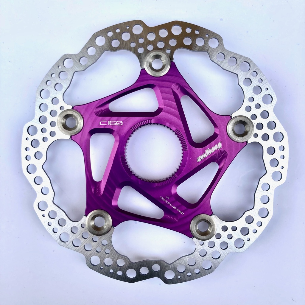 [HBSP435160CLPU] Hope MTB centrelock floating disc - 160mm - purple