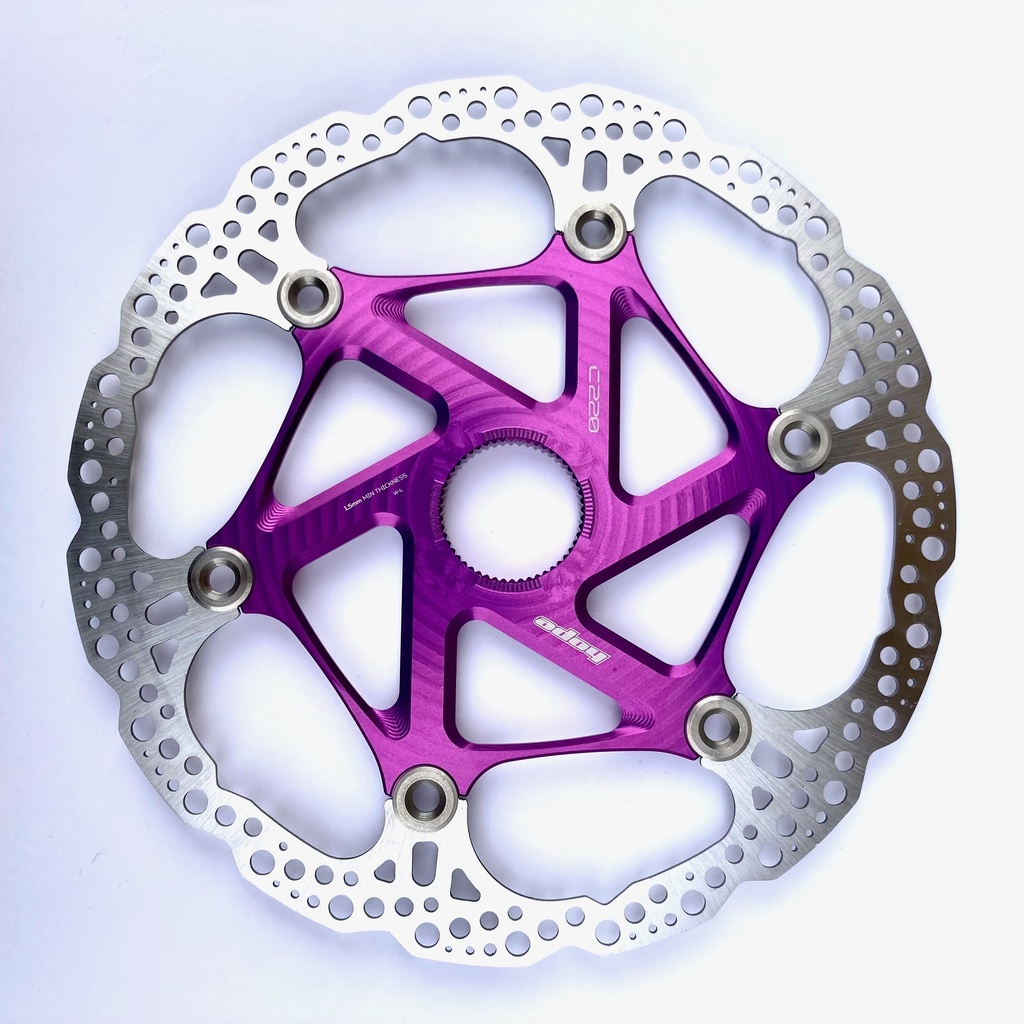 [HBSP435220CLPU] Hope MTB centrelock floating disc - 220mm - purple