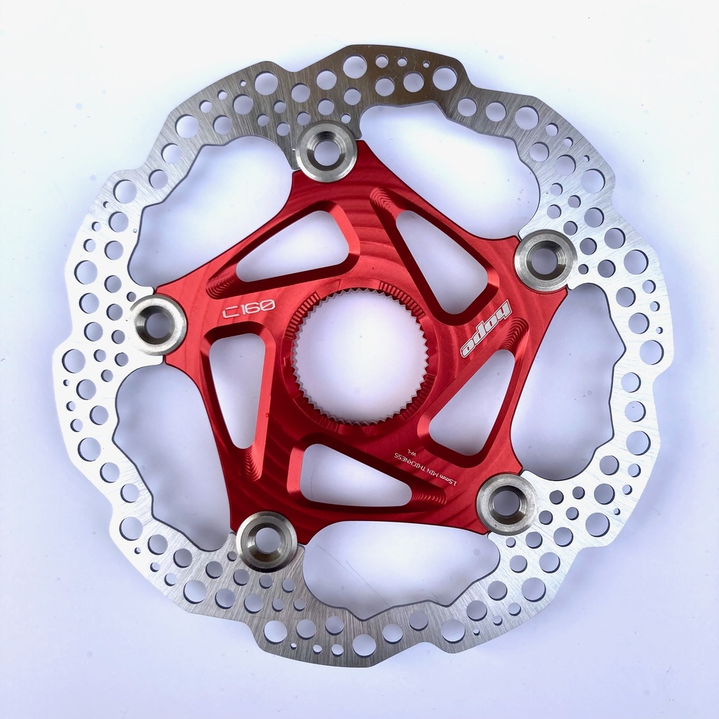 [HBSP435160CLR] Hope MTB centrelock floating disc - 160mm - red