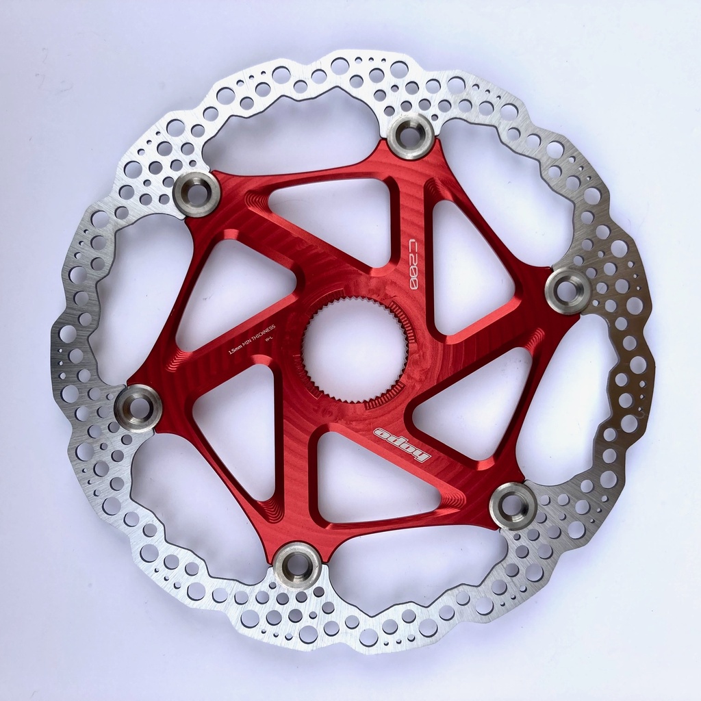[HBSP435200CLR] Hope MTB centrelock floating disc - 200mm - red