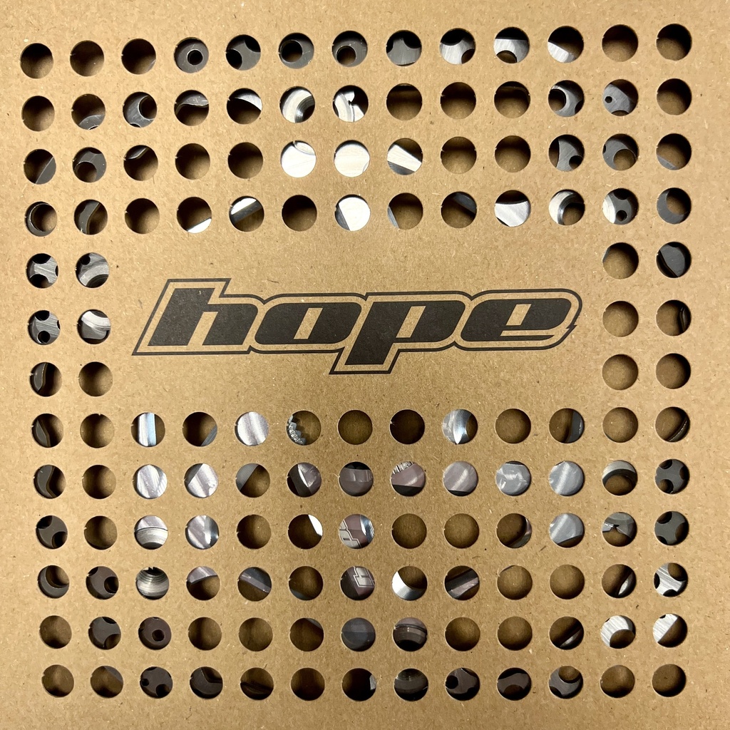 Hope MTB centrelock floating disc - 180mm - silver