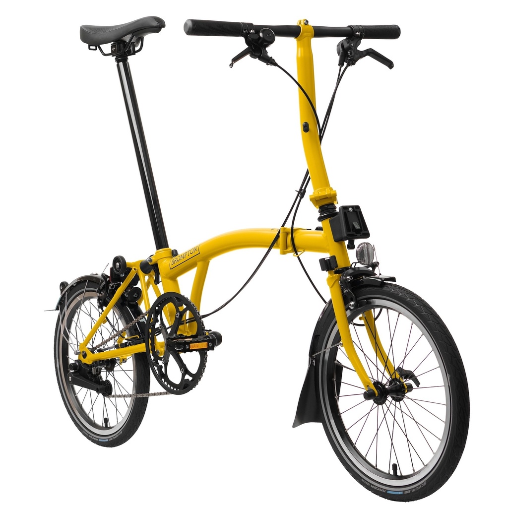Brompton C Line 2-speed Low Bar - Bumblebee Yellow