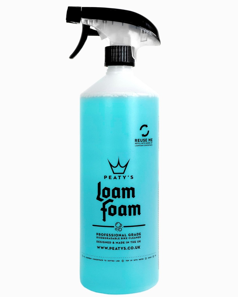 [PT-PLF1-12] Peaty's Loam Foam Cleaner 1L Bottle