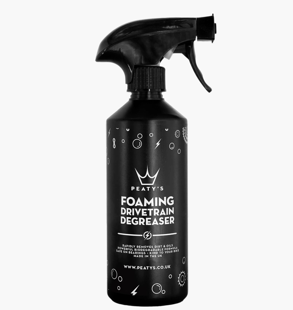 [PT-PD-500-12] Peaty's Foaming Drivetrain Degreaser - 500mL
