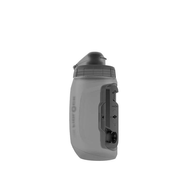 [09633-P02032(TBL)] Fidlock TWIST Single Bottle 450ml - transparent black / smoke