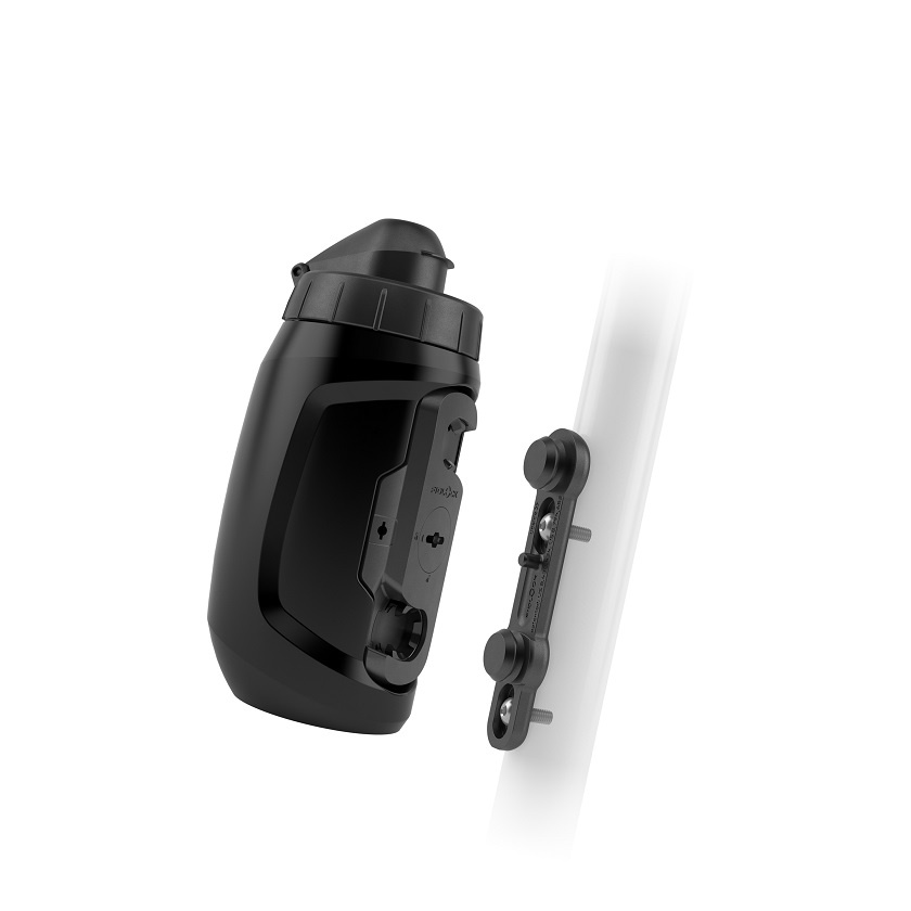 [09611-P11032(BLK)] Fidlock TWIST bottle 450ml including bike base - solid black