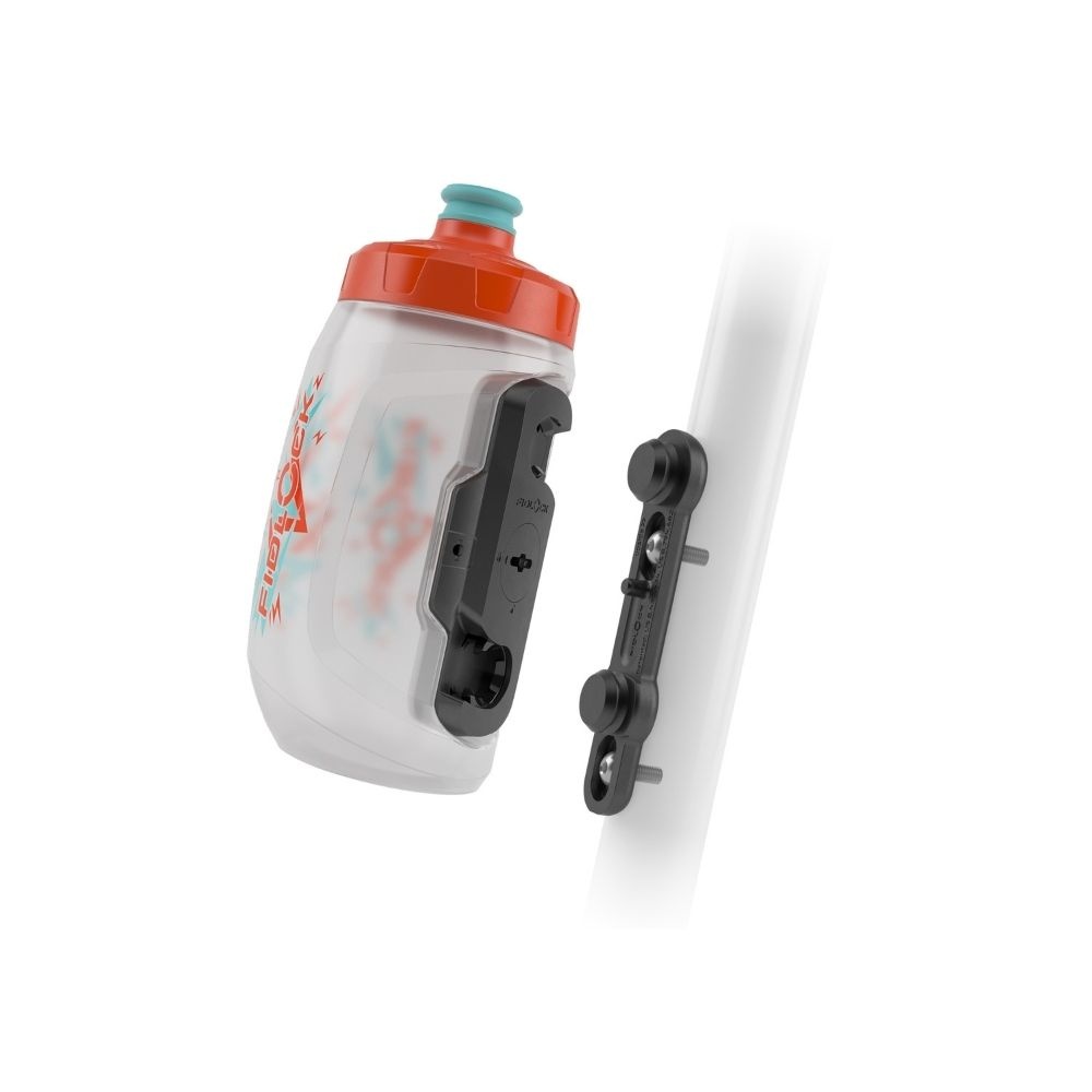 [09638-001032(CLR)] Fidlock TWIST bottle 450 kids with bike base - clear